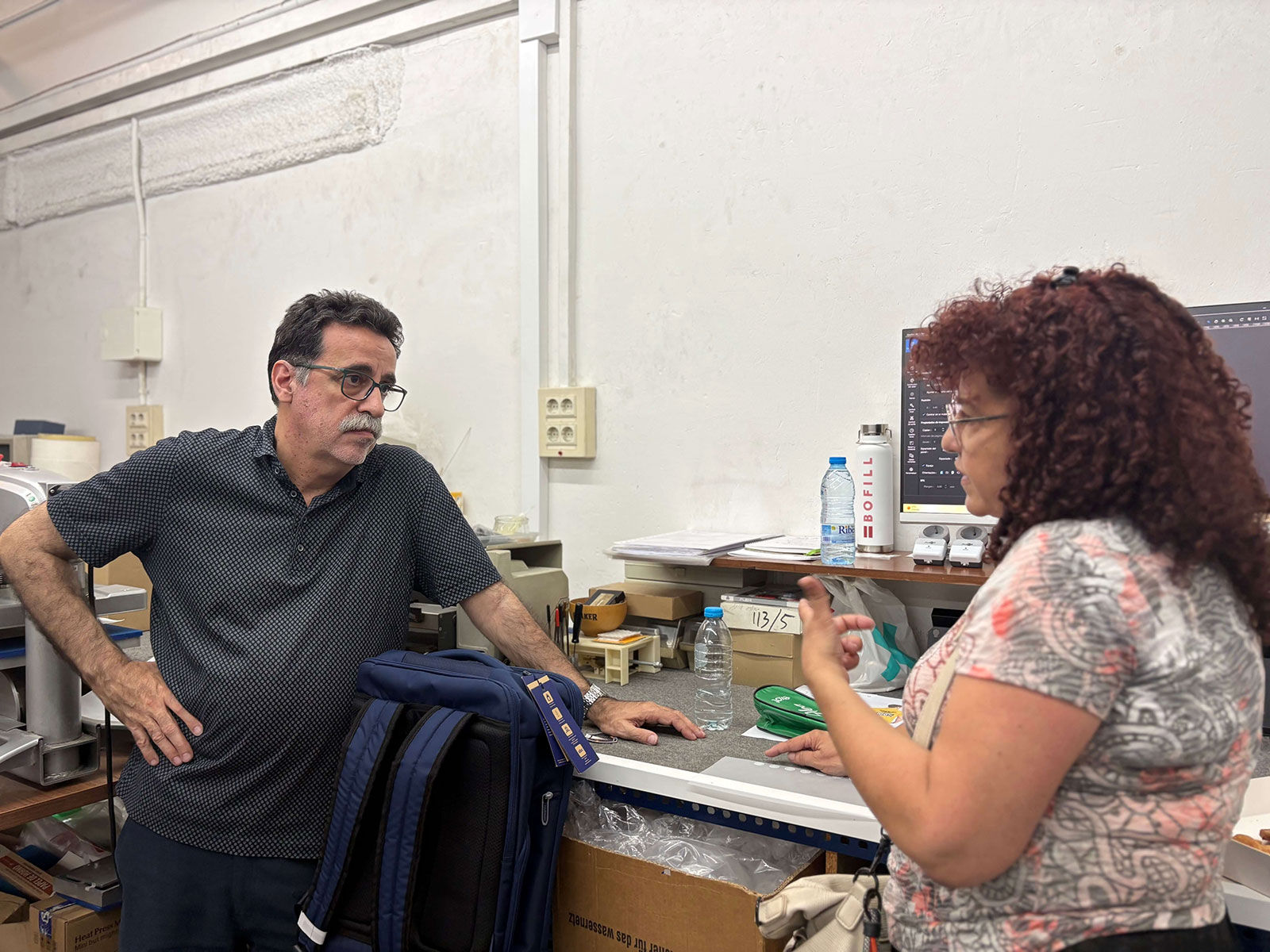 Propietario de EDES junto con nuestra Product Manager