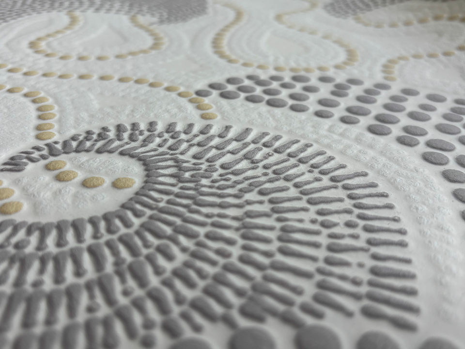 DA-640 eco-conscious wall decor with emboss