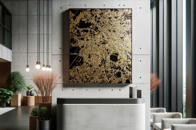 Banner de diseño de interiores