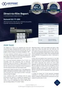TY-300i Keypoint Intelligence Report