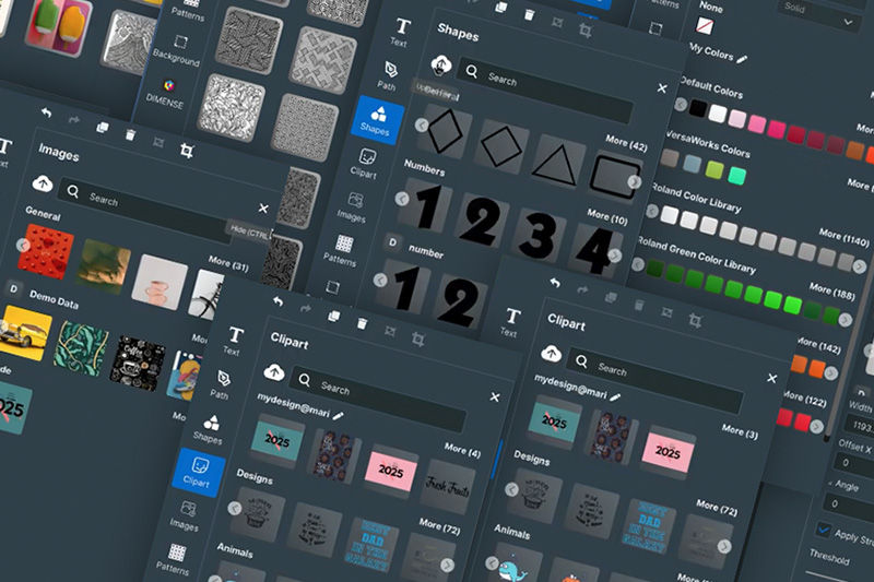 Bult-in Asset Library