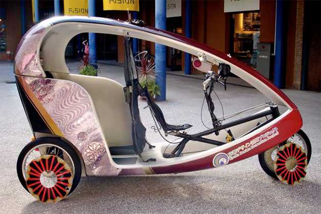 Velotaxi vehicle wrap