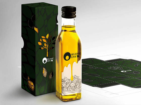 Botella de cristal impresa