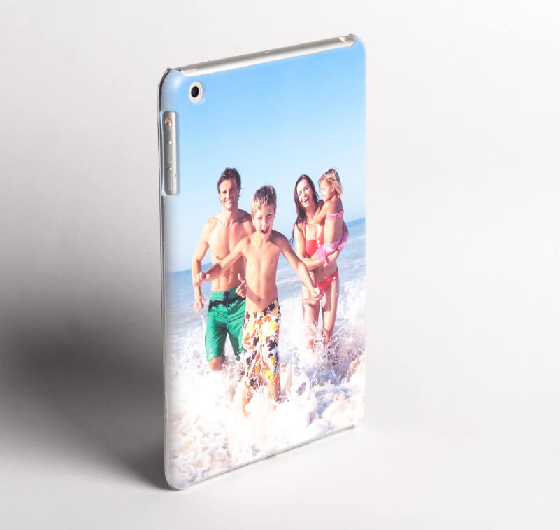 Una funda para tablet con una foto personalizada