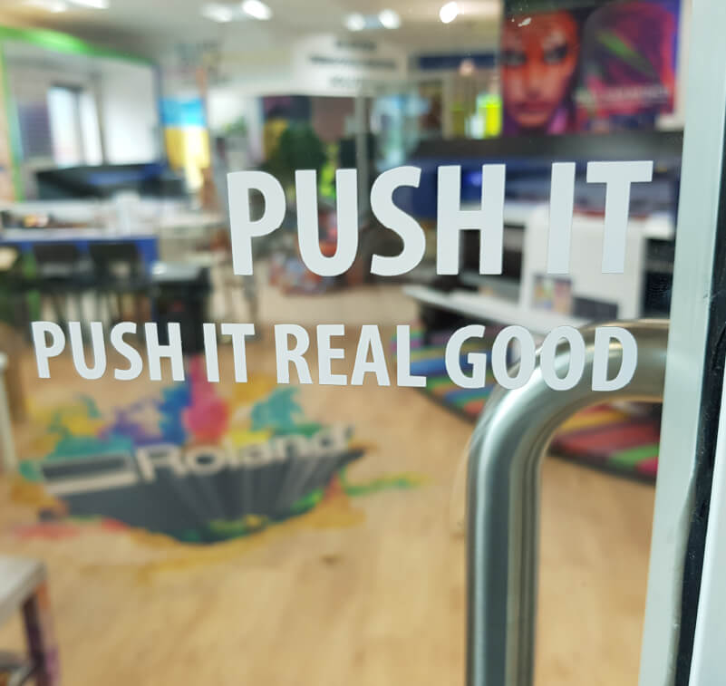 Window Graphics Printing with Digital Print and Cut | Roland DG