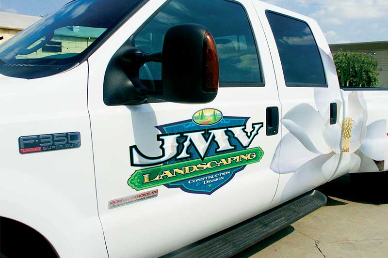 Fleet graphics voertuigtoepassingen