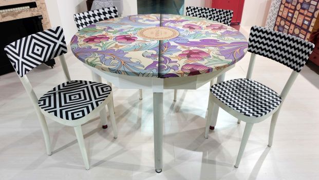 Complementi d'arredo wrappati con Roland e APA