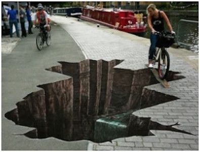 Un esempio di floor graphic