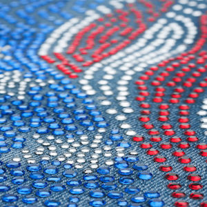 Il sandblast viene utilizzato per realizzare dire per l'applicazione di strass