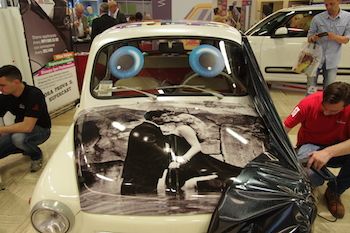 Roland Experience Day. Car wrapping