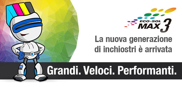 ECO-SOL MAX3. I nuovi inchiostri Roland DG
