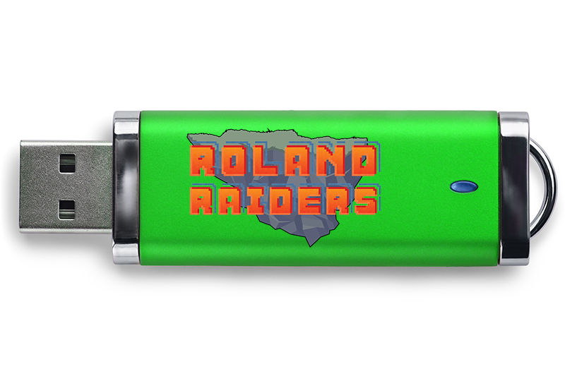 gaming logo printed directly on USB stick