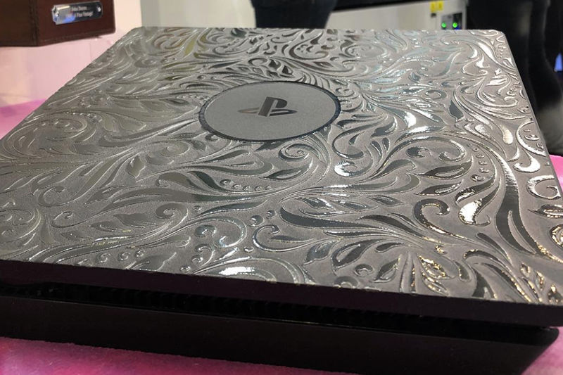 printing directly onto games console