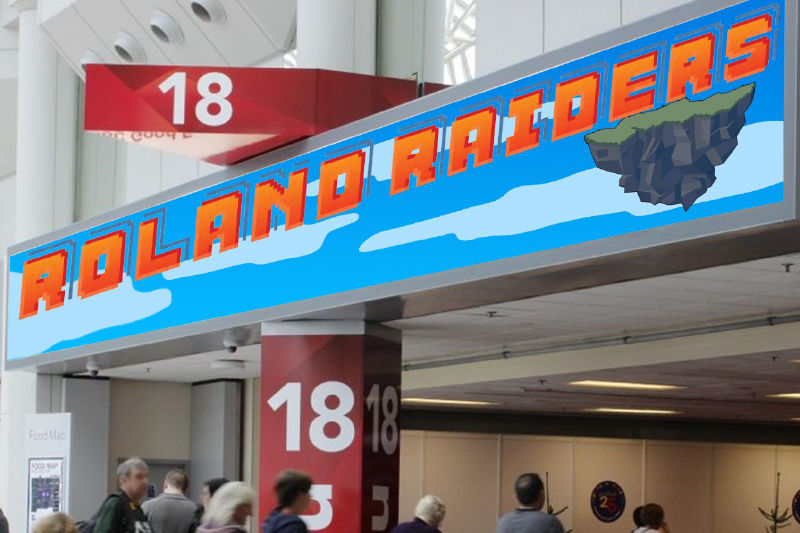 wide format printing exhibition graphics for gaming conference