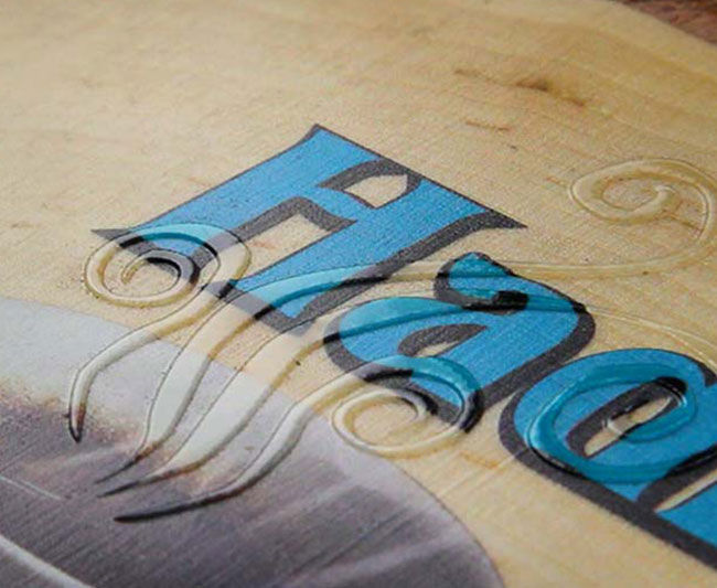 decoración de interior con impresión digital