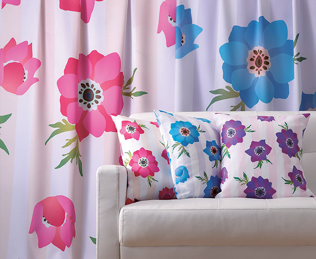 decoración de interior con impresión digital