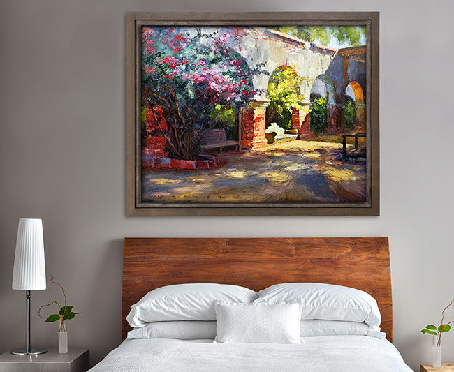 decoración de interior con impresión digital