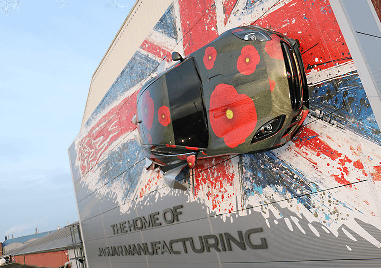 Completed Jaguar F-Type wrap