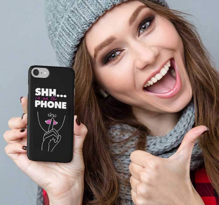 white ink printing on mobile cases