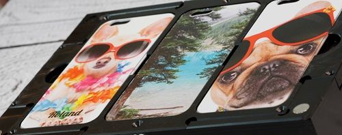 Jig for phone case printer