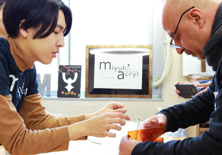 Acrylic is a versatile material and is easy to print on using Roland UV printers