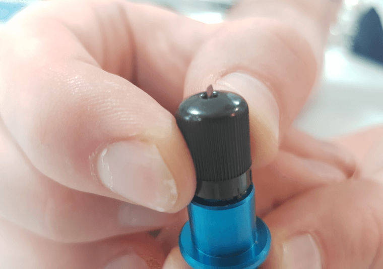 Establecer la extensión de la cuchilla