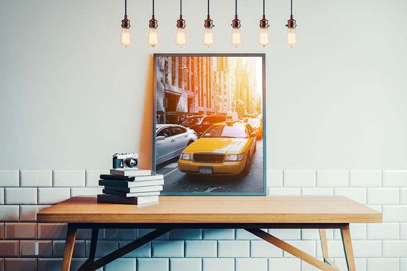 Imagen de un lienzo personalizado