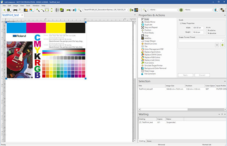 Een goede RIP zal het printen van meerdere jobs met een minimum aan afval vereenvoudigen, om de productie te stroomlijnen en de kosten te verlagen