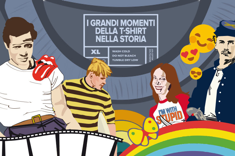 i momenti più importanti nella storia della T-shirt