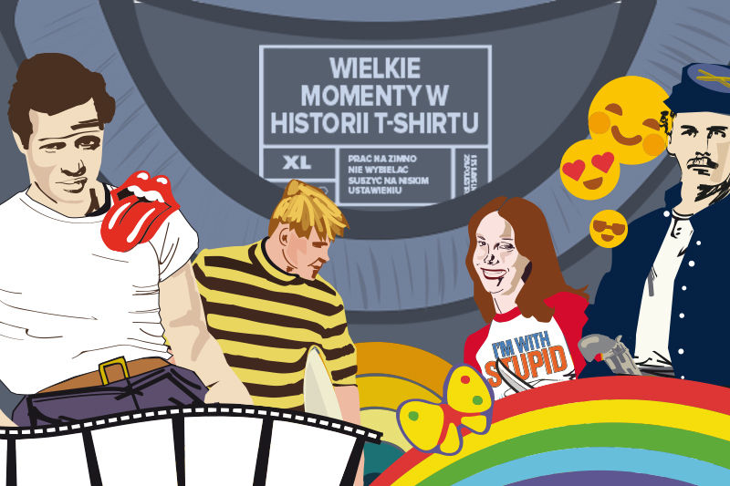 najwspanialsze momenty w historii t-shirtu
