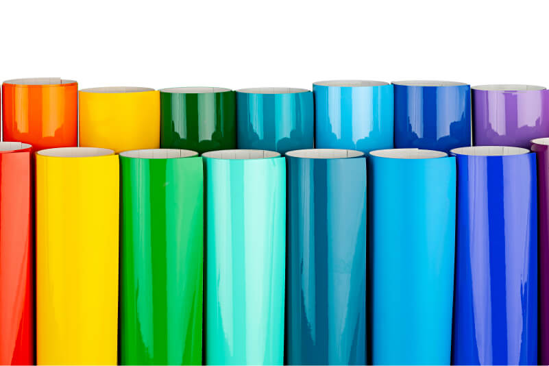 coloured media rolls for print and cut