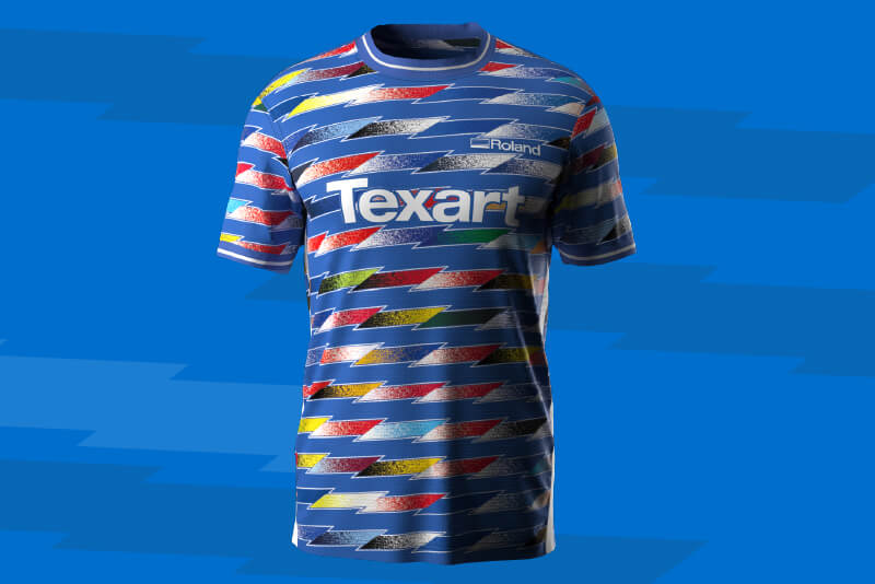 t-shirt de sport à impression par sublimation