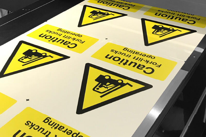 impression de signalétique de sécurité