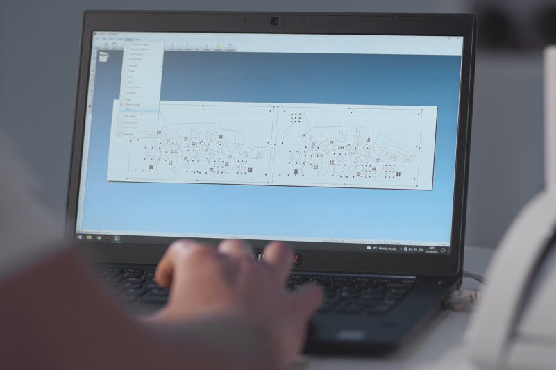 Using CutStudio to prepare a design for cutting