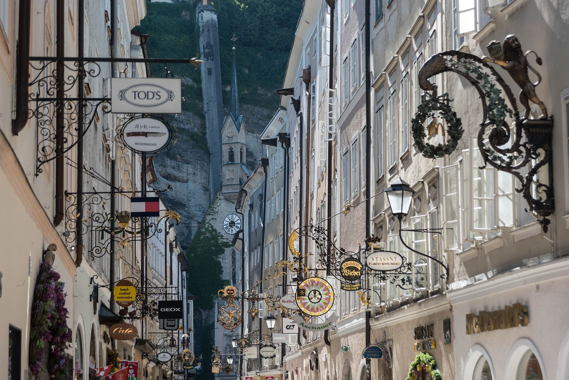 Insegne di ogni foggia a Salisburgo