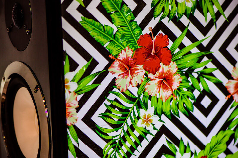 Customed design printed directly onto a speaker