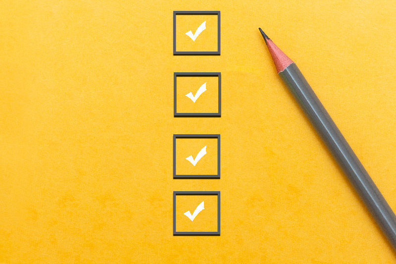 Liste de contrôle pré-impression