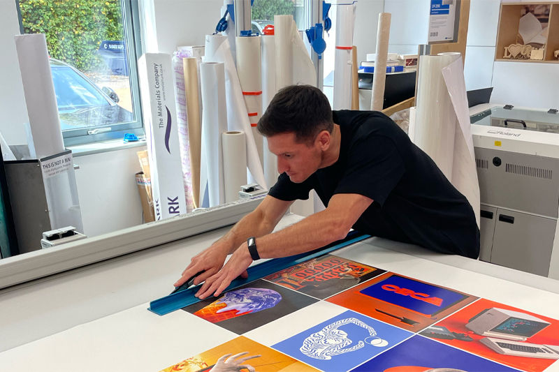 Travailler sur une affiche