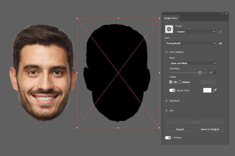 Utilisation de l’outil Image Trace dans Adobe Illustrator