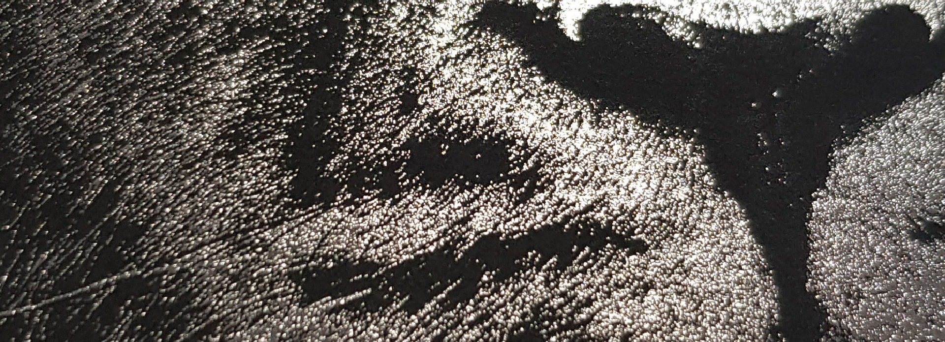 A lion created by foiling