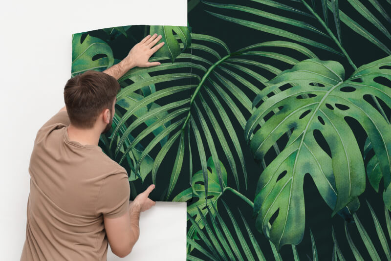 Printed and cut stickers on a laptop