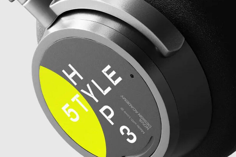 Customised printed headphones