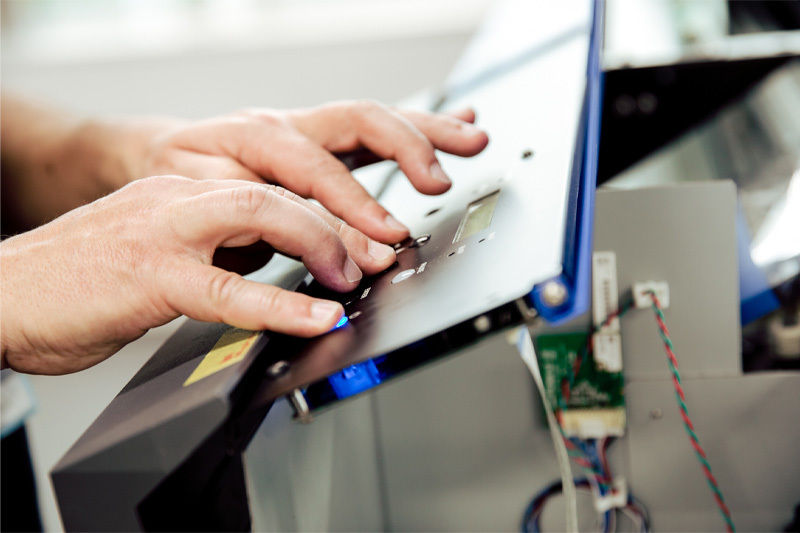 Running diagnostics on a printer