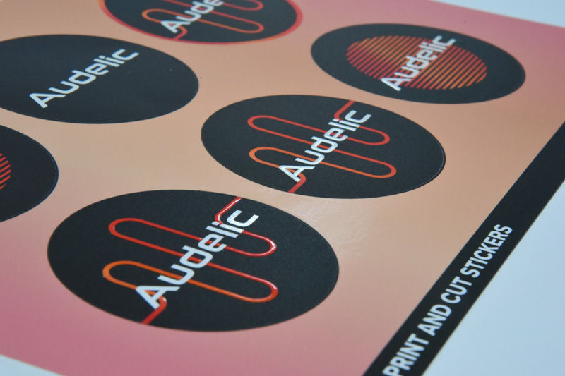 uv print and cut stickers with gloss layers