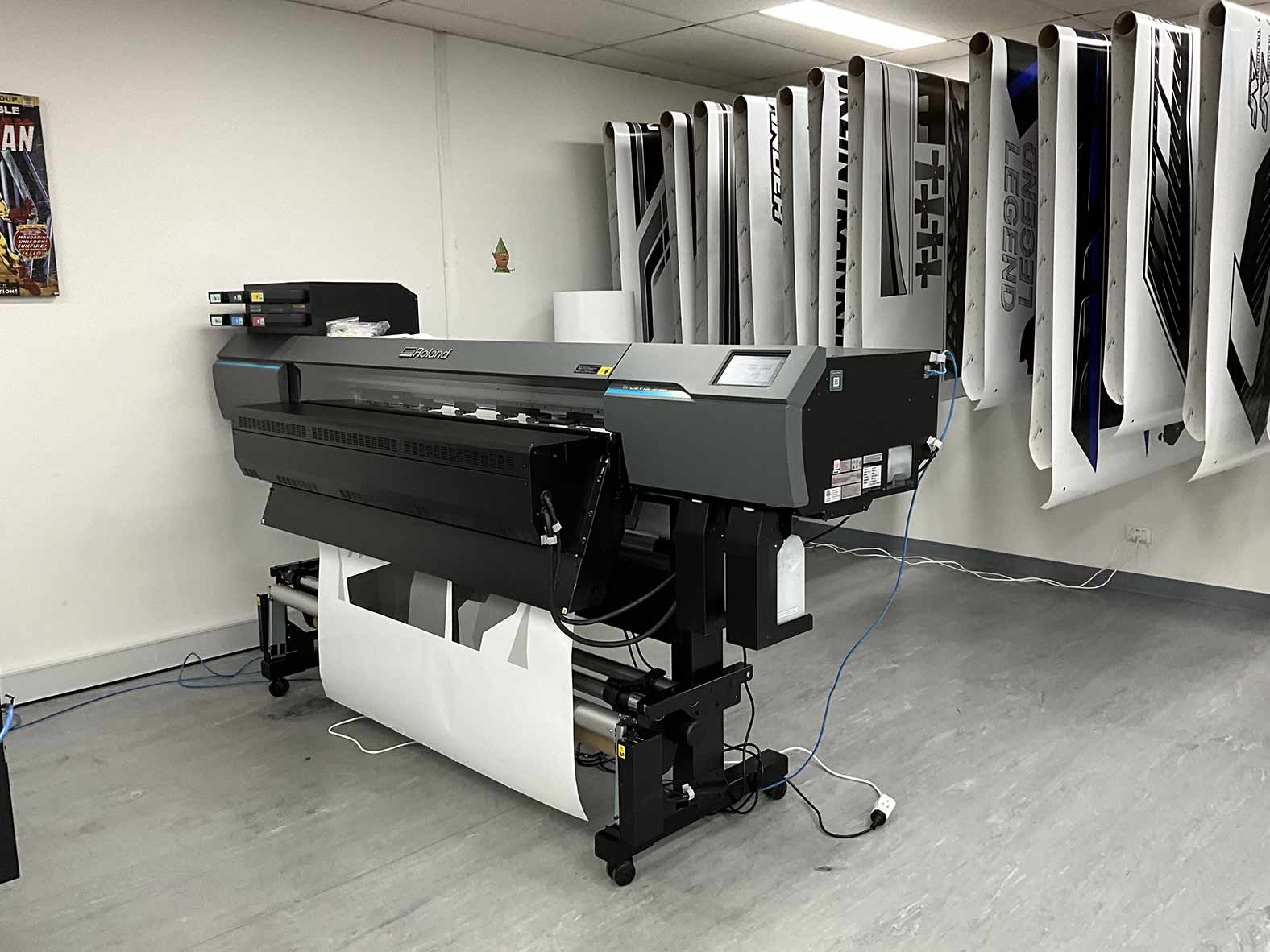 TrueVIS AP-640 avec des applications de Custom Striping