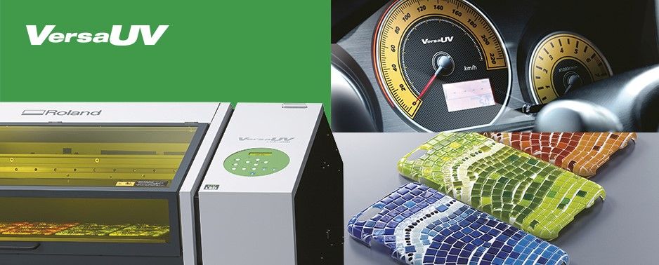 UV-LED flatbed printer which takes productivity to a higher level