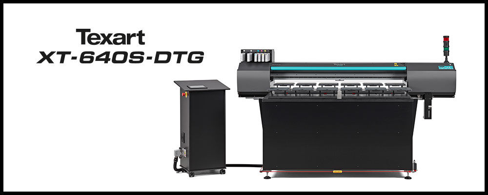 Roland DG'nin yeni Texart XT-640S-DTG Çok İstasyonlu Doğrudan Kıyafete Baskı Yapan Yazıcı