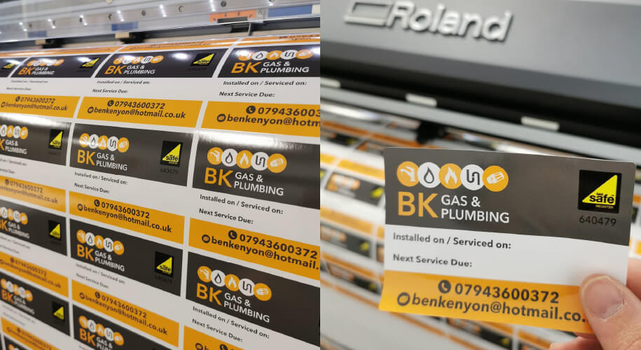 CMYK Design Copy and Print CS business card