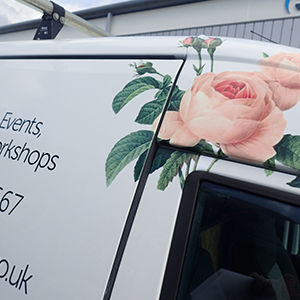 Printed vehicle graphic