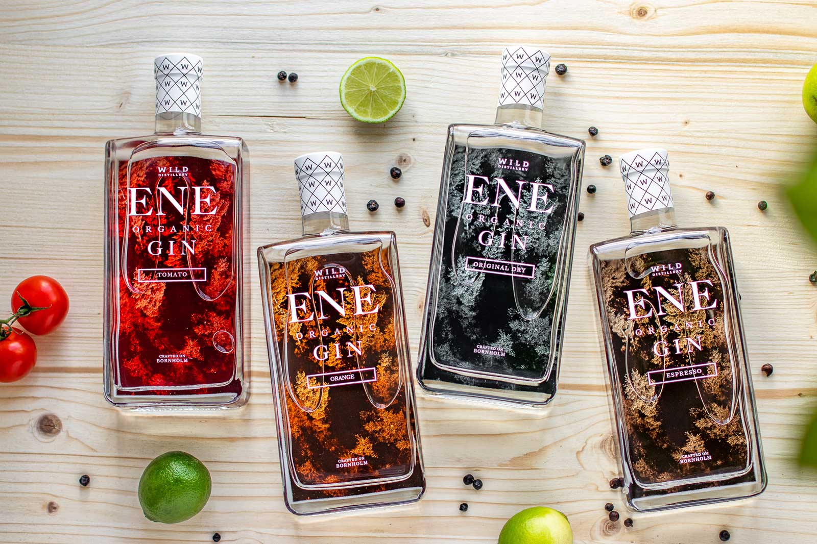 Innovador envase personalizado de Wild Distillery.